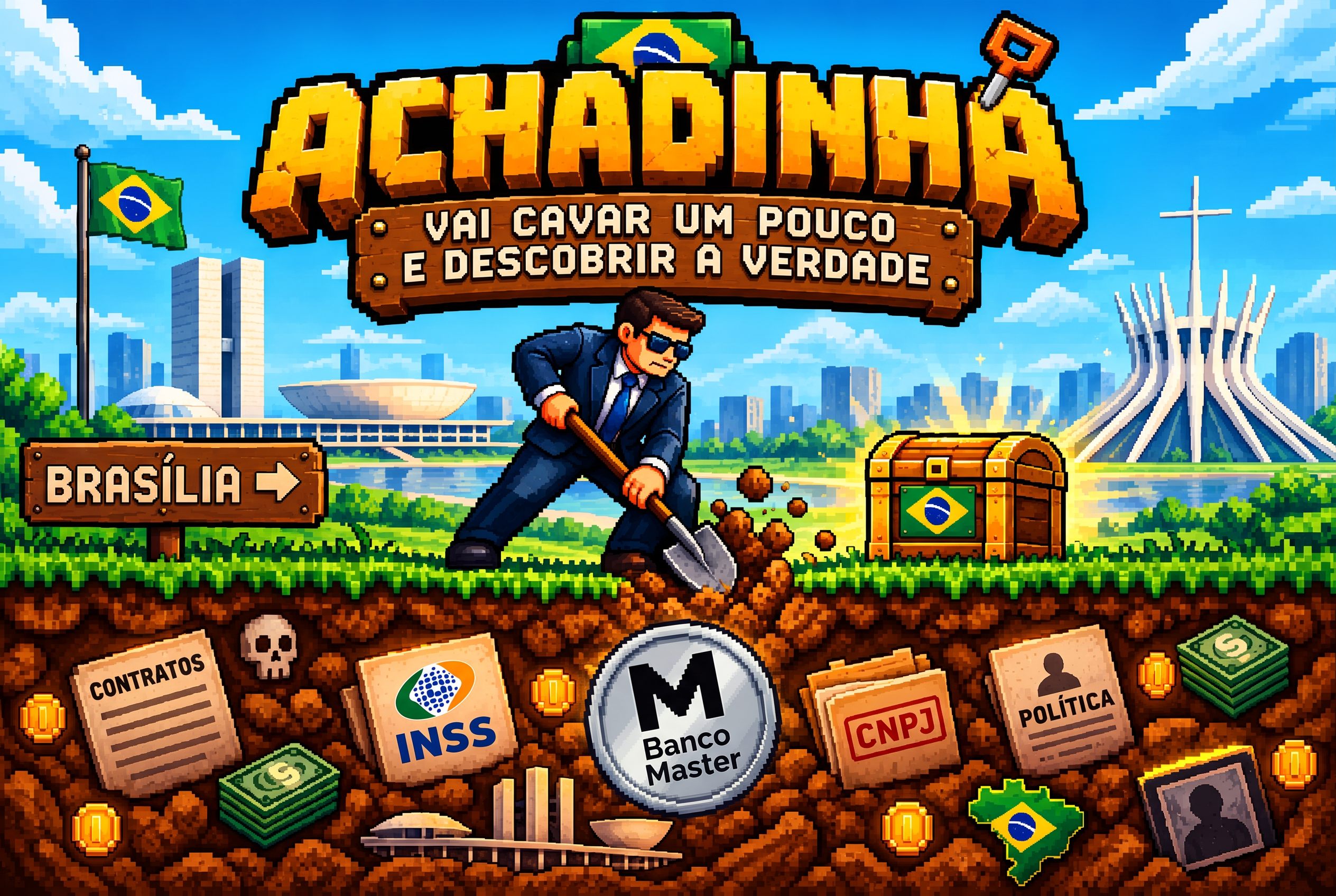 Achadinha: vai cavar um pouco e descobrir a verdade